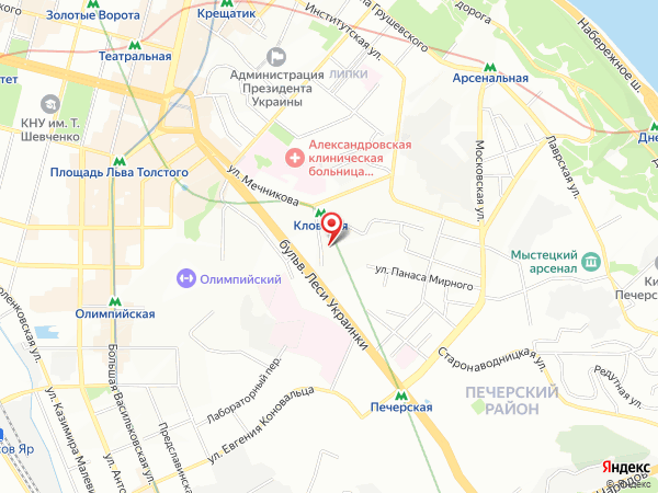 неподалёку от района Лыбедская площадь
